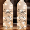 First My Mother, Forever My Friend - Family Personalized Custom Bottle Lamp - New Arrival, Mother's Day, Gift For Mom, Daughter AMZ