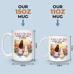 Where She Goes, I Go - Dog Personalized Custom Mug - Mother's Day, Gift For Pet Owners, Pet Lovers