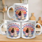Pawprints On My Heart - Dog Personalized Custom Mug - Mother's Day, Gift For Pet Owners, Pet Lovers