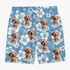 Custom Photo Pawsitive Island Energy - Dog & Cat Personalized Custom Tropical Hawaiian Aloha Men Beach Shorts - Summer Vacation Gift For Pet Owners, Pet Lovers