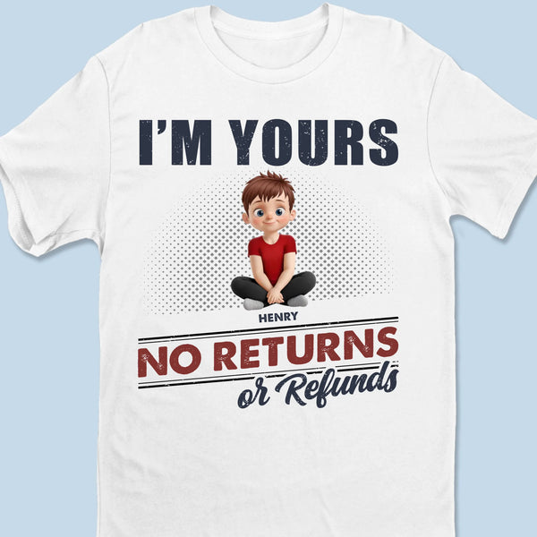 Certified Chaos, No Exchanges - Family Personalized Custom Unisex T Shirt Premium T Shirt Hoodie Mothers Day Gift For Mom Grandma