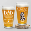 Less Boring, More Barking - Dog Personalized Custom Beer Glass - Father's Day, Gift For Pet Owners, Pet Lovers