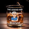 Every Hour Is Happy Hour - Personalized Custom Whiskey Glass - Appreciation, Retirement Gift For Yourself, Best Friends, Siblings, Family Members
