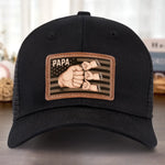 Together, We're Unstoppable - Family Personalized Custom Leather Patch Hat - Father's Day, Gift For Dad, Grandpa