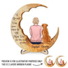 I'll Miss You For The Rest Of Mine - Memorial Personalized Custom 2-Layered Wooden Plaque With Stand - Sympathy Gift, Christmas Gift For Pet Owners, Pet Lovers