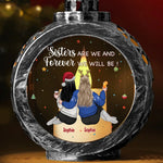 A True Friendship Is A Journey Without An End - Bestie Personalized Custom Candlelight Lantern Ornament - Christmas Gift For Best Friends, BFF, Sisters