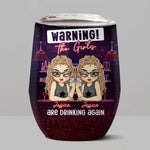 Custom Name Funny Girls' Night Gifts for Women - Personalized Wine Tumbler