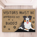Custom Name Dog Welcome Gifts for Pet Lovers - Personalized Doormat