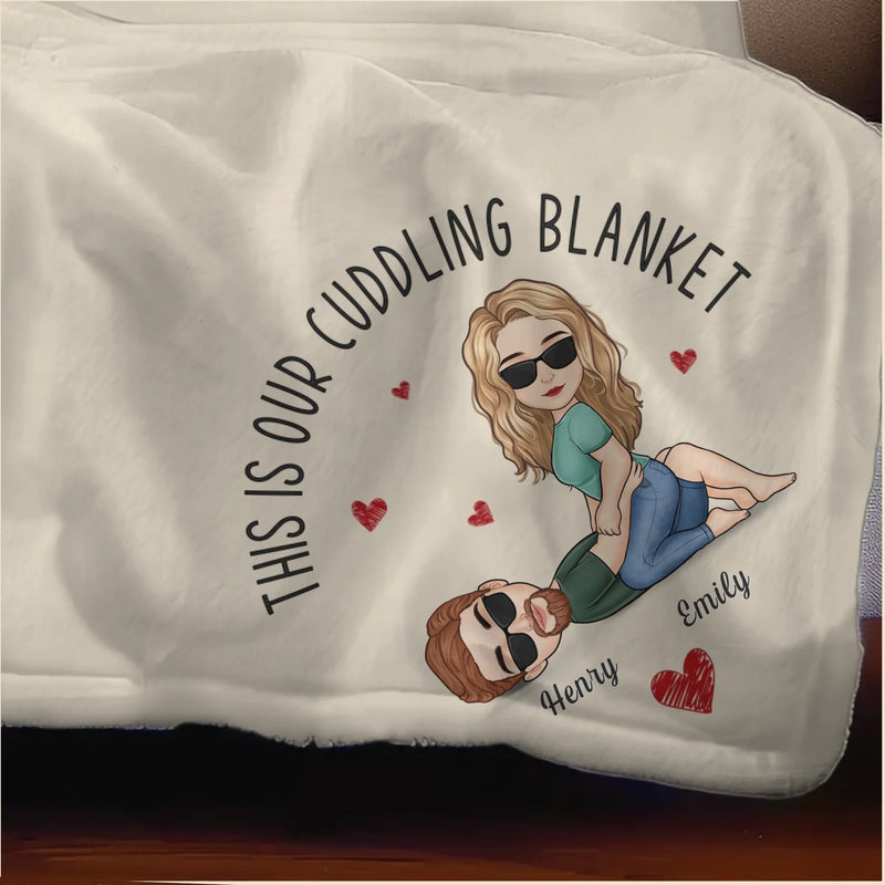 You Are My Favorite Thing To Do - Couple Personalized Custom Blanket - Gift For Husband Wife, Anniversary