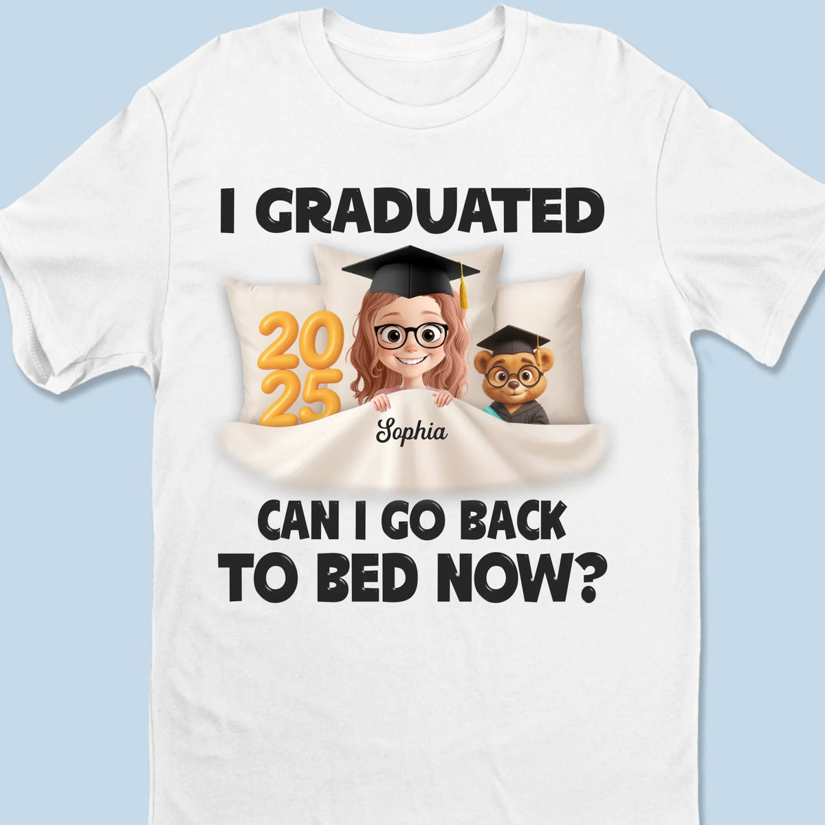 Next Level, Pillow Quest - Family Personalized Custom Unisex T-shirt, Premium T-shirt, Hoodie - Graduation Gift For Family Members, Siblings, Brothers, Sisters