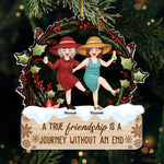 Custom Name Old Friend Christmas Gifts - Personalized Ornament