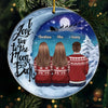 A Nana's Love Is Forever And Always - Family Personalized Custom Ornament - Acrylic Custom Shaped - Christmas Gift For Grandma, Grandkids