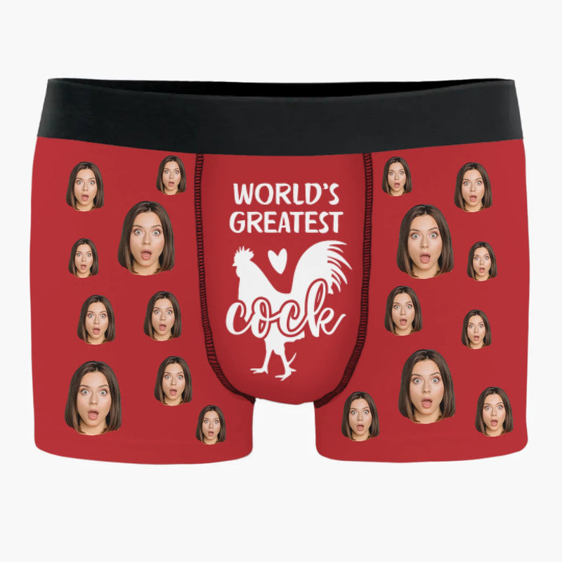 Custom Photo I Need You And I Want You - Couple Personalized Custom Boxer Briefs, Men's Boxers - Gift For Husband Wife, Anniversary