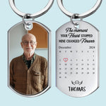 Custom Photo We Miss You Every Day - Memorial Personalized Custom Keychain - Sympathy Gift For Family