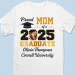 Custom Photo Congratulations On Your Graduation - Family Personalized Custom Unisex T-shirt, Premium T-shirt, Hoodie - Graduation Gift For Family Members, Siblings, Brothers, Sisters