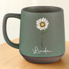 Let Your Soul Bloom Where It's Nourished - Family Personalized Custom Printed Stoneware 12oz Mug - Gift For Yourself, Best Friends, Siblings, Family Members