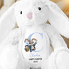 Hoppy Easter - Family Personalized Custom Easter Bunny Plush - Easter Gift For Family Members