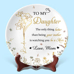 A Love Like No Other - Family Personalized Custom Ceramic Plate - Mother's Day, Gift For Mom, Daughter