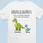 Raising Tiny Dinosaurs With Love -  Family Personalized Custom Unisex T-shirt, Premium T-shirt, Hoodie - Mother's Day Gift For Grandma, Mom