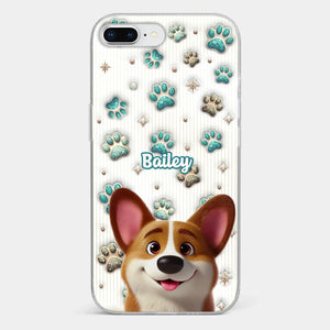 Where There’s A Dog, There’s A Way - Dog Personalized Custom 3D Inflated Effect Printed Clear Phone Case - Gift For Pet Owners, Pet Lover