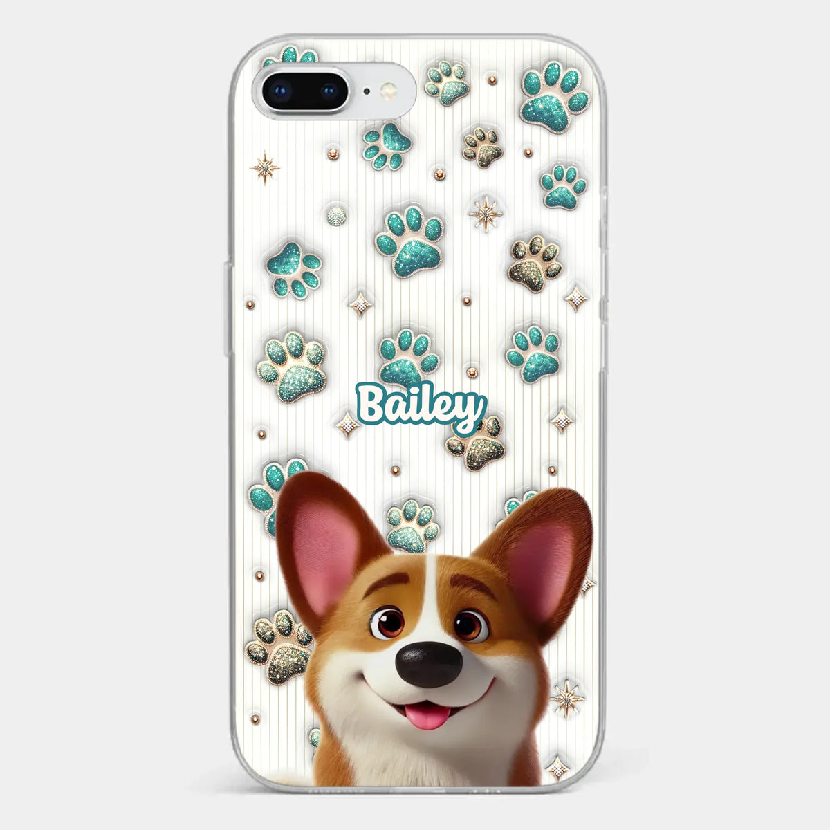 Where There’s A Dog, There’s A Way - Dog Personalized Custom 3D Inflated Effect Printed Clear Phone Case - Gift For Pet Owners, Pet Lover