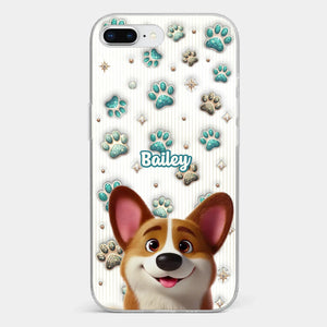 Where There’s A Dog, There’s A Way - Dog Personalized Custom 3D Inflated Effect Printed Clear Phone Case - Gift For Pet Owners, Pet Lover