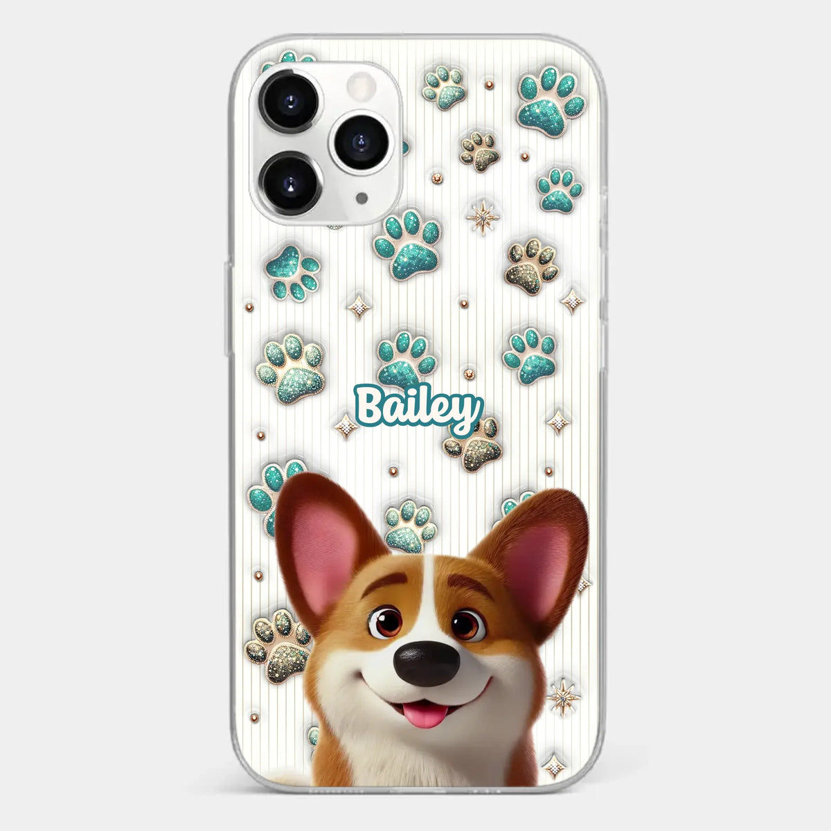 Where There’s A Dog, There’s A Way - Dog Personalized Custom 3D Inflated Effect Printed Clear Phone Case - Gift For Pet Owners, Pet Lover