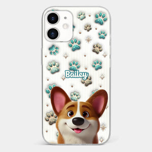 Where There’s A Dog, There’s A Way - Dog Personalized Custom 3D Inflated Effect Printed Clear Phone Case - Gift For Pet Owners, Pet Lover