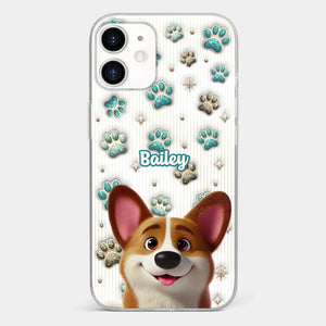Where There’s A Dog, There’s A Way - Dog Personalized Custom 3D Inflated Effect Printed Clear Phone Case - Gift For Pet Owners, Pet Lover