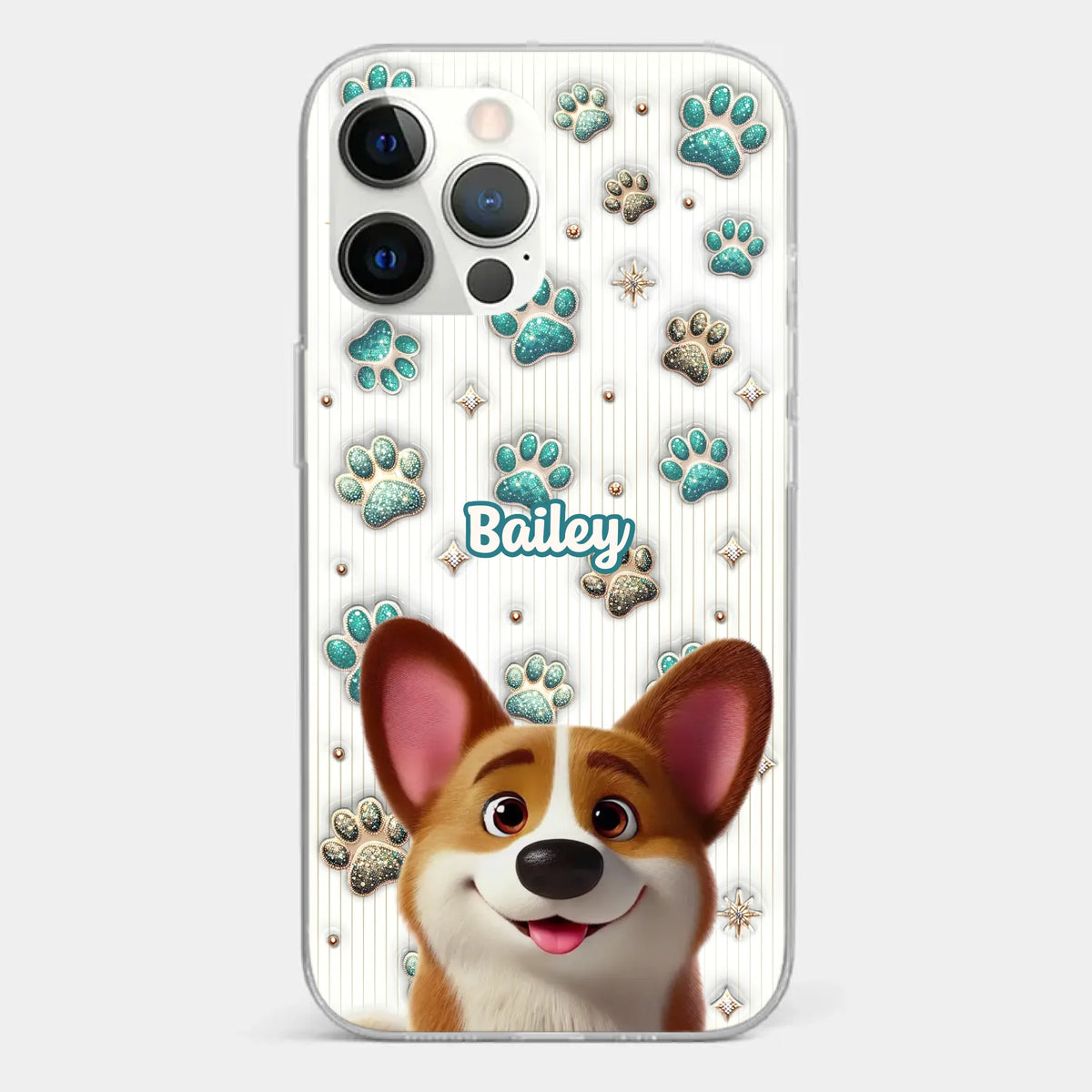 Where There’s A Dog, There’s A Way - Dog Personalized Custom 3D Inflated Effect Printed Clear Phone Case - Gift For Pet Owners, Pet Lover