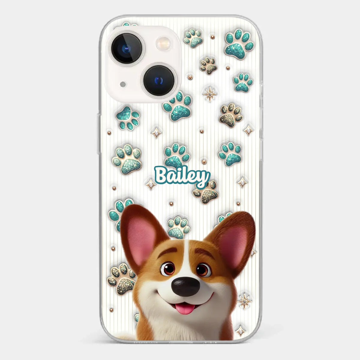 Where There’s A Dog, There’s A Way - Dog Personalized Custom 3D Inflated Effect Printed Clear Phone Case - Gift For Pet Owners, Pet Lover