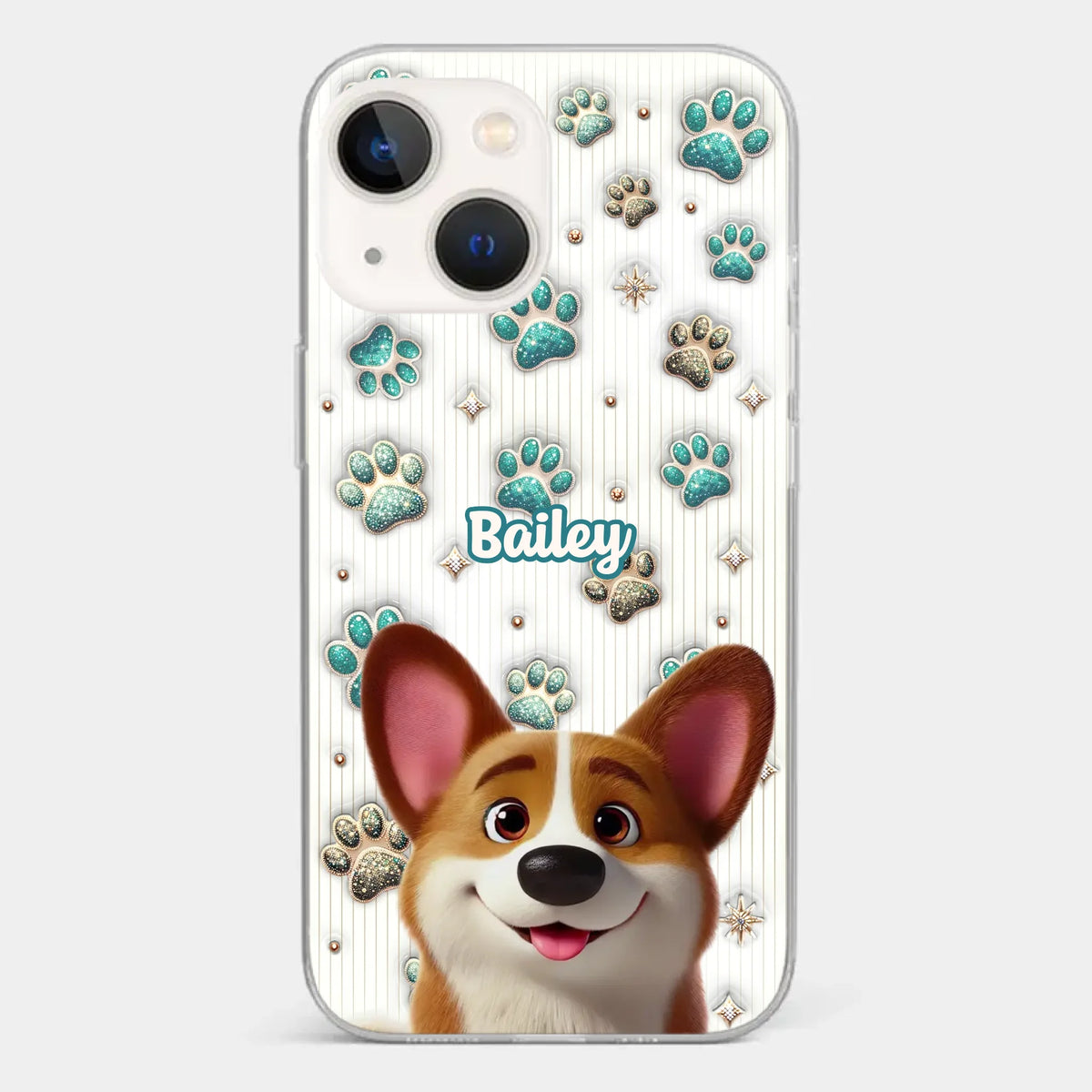 Where There’s A Dog, There’s A Way - Dog Personalized Custom 3D Inflated Effect Printed Clear Phone Case - Gift For Pet Owners, Pet Lover