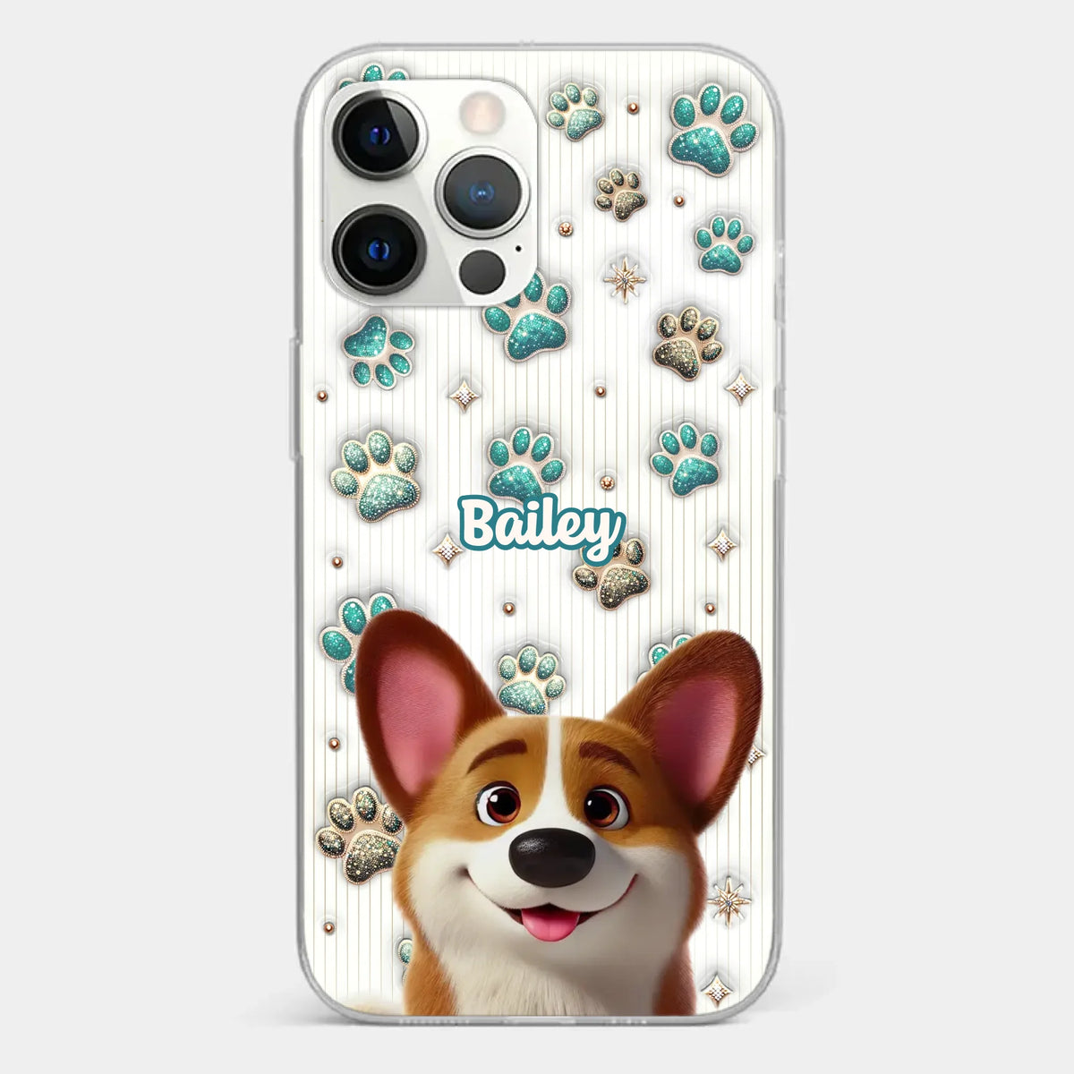 Where There’s A Dog, There’s A Way - Dog Personalized Custom 3D Inflated Effect Printed Clear Phone Case - Gift For Pet Owners, Pet Lover