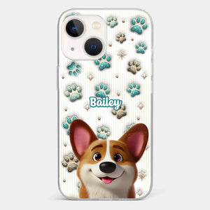 Where There’s A Dog, There’s A Way - Dog Personalized Custom 3D Inflated Effect Printed Clear Phone Case - Gift For Pet Owners, Pet Lover