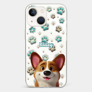 Where There’s A Dog, There’s A Way - Dog Personalized Custom 3D Inflated Effect Printed Clear Phone Case - Gift For Pet Owners, Pet Lover