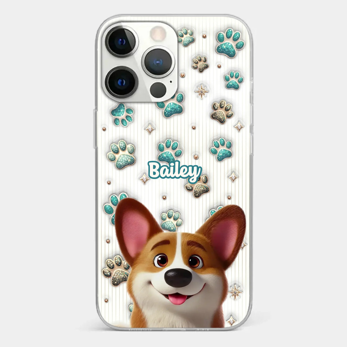 Where There’s A Dog, There’s A Way - Dog Personalized Custom 3D Inflated Effect Printed Clear Phone Case - Gift For Pet Owners, Pet Lover