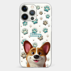 Where There’s A Dog, There’s A Way - Dog Personalized Custom 3D Inflated Effect Printed Clear Phone Case - Gift For Pet Owners, Pet Lover