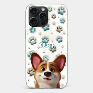 Where There’s A Dog, There’s A Way - Dog Personalized Custom 3D Inflated Effect Printed Clear Phone Case - Gift For Pet Owners, Pet Lover