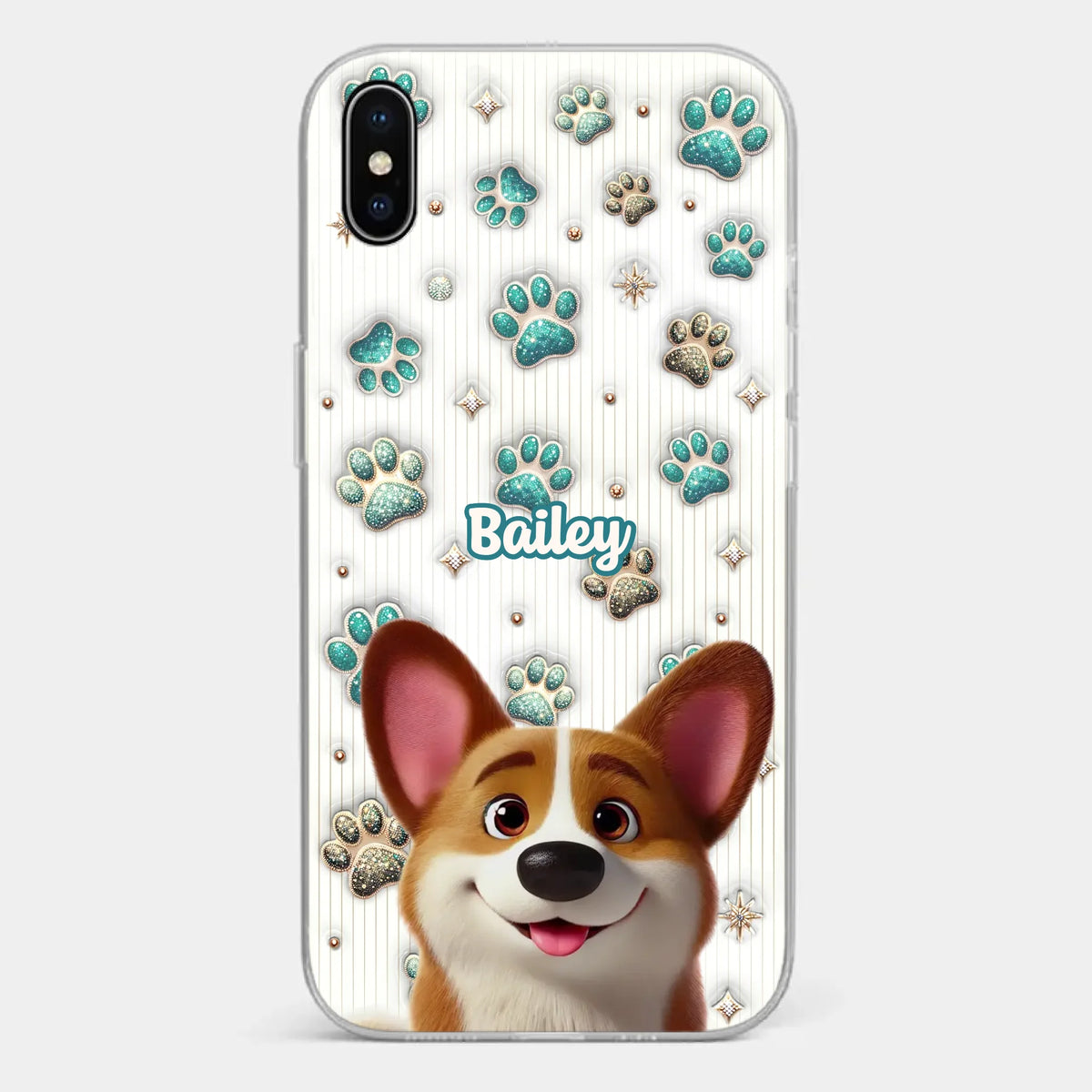 Where There’s A Dog, There’s A Way - Dog Personalized Custom 3D Inflated Effect Printed Clear Phone Case - Gift For Pet Owners, Pet Lover