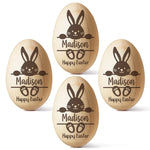 My First Easter Keepsake - Family Personalized Custom Wooden Egg Shaker - Easter Gift For Baby Kids, Newborn Baby