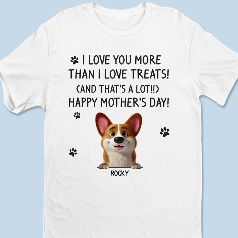 Loving You Is My Favorite Trick - Dog Personalized Custom Unisex T-shirt, Premium T-shirt, Hoodie - Mother's Day, Gift For Pet Owners, Pet Lovers