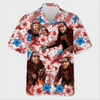 Custom Photo Sun’s Out, Fun’s Out - Funny Personalized Custom Unisex Tropical Hawaiian Aloha Shirt - Summer Vacation Gift, Gift For Family Members, Best Friends, Siblings, Travel Lovers