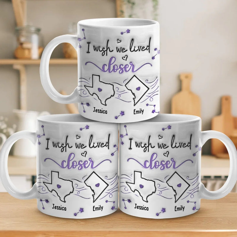 A True Friend Is One Soul In Two Bodies - Bestie Personalized Custom 3D Inflated Effect Printed Mug - New Arrival, Christmas Gift For Best Friends, BFF, Sisters AMZ