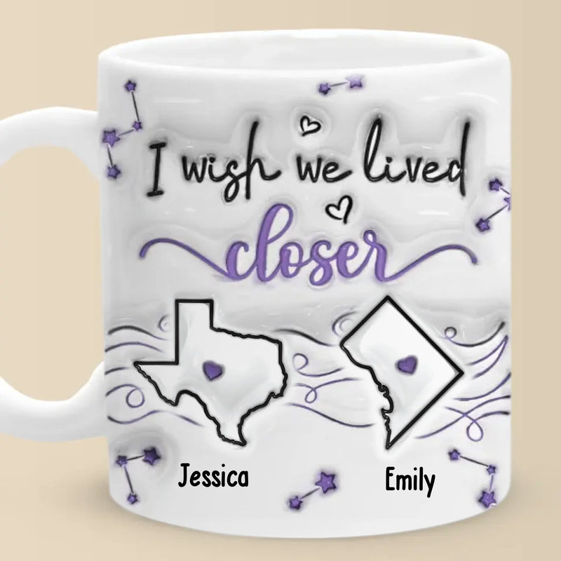 A True Friend Is One Soul In Two Bodies - Bestie Personalized Custom 3D Inflated Effect Printed Mug - New Arrival, Christmas Gift For Best Friends, BFF, Sisters AMZ