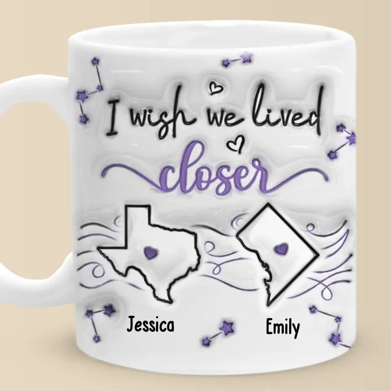 A True Friend Is One Soul In Two Bodies - Bestie Personalized Custom 3D Inflated Effect Printed Mug - New Arrival, Christmas Gift For Best Friends, BFF, Sisters AMZ