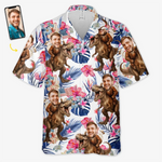 Custom Photo Some Call It Chaos, I Call It A Beach Trip - Funny Personalized Custom Unisex Tropical Hawaiian Aloha Shirt - Summer Vacation Gift, Gift For Family