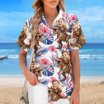 Custom Photo Some Call It Chaos, I Call It A Beach Trip - Funny Personalized Custom Unisex Tropical Hawaiian Aloha Shirt - Summer Vacation Gift, Gift For Family