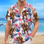 Custom Photo Some Call It Chaos, I Call It A Beach Trip - Funny Personalized Custom Unisex Tropical Hawaiian Aloha Shirt - Summer Vacation Gift, Gift For Family
