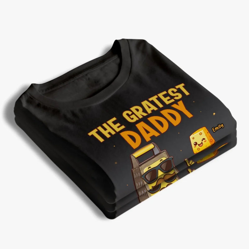 The Gratest Daddy - Family Personalized Custom Unisex T-shirt, Premium T-shirt, Hoodie - Father's Day, Gift For Dad, Grandpa