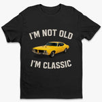 Custom Photo Classic Ride, Classic Vibes - Family Personalized Custom Unisex T-shirt, Premium T-shirt, Hoodie - Father's Day, Gift For Car Lovers, Dad, Grandpa